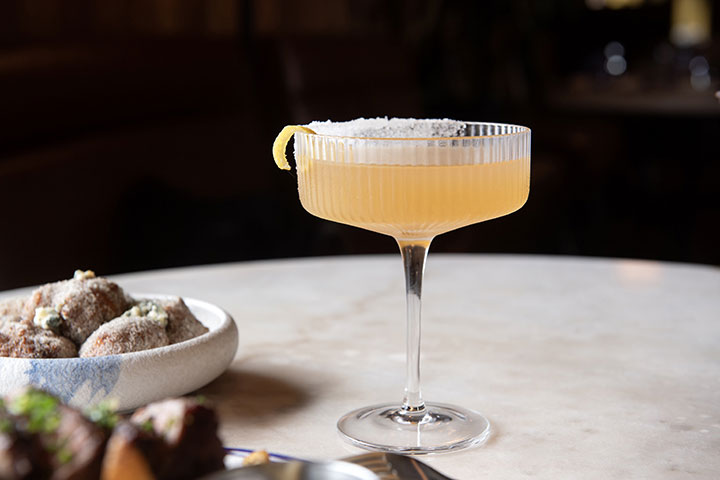 Sidecar cocktail at 1417 French Bistro