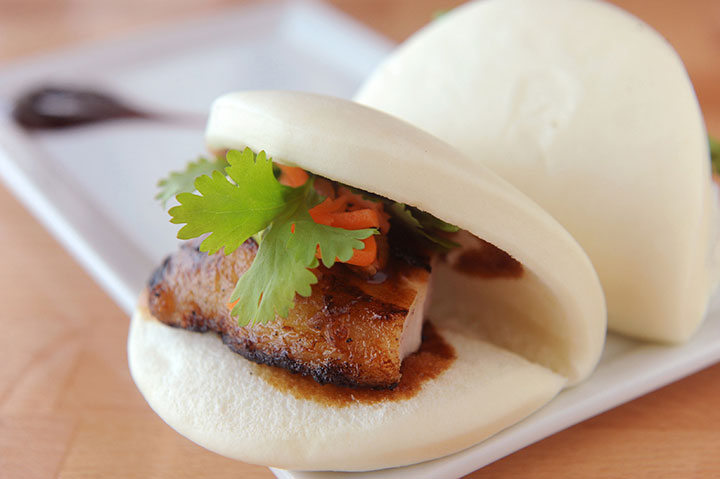 Pork belly bun at Bun Belly