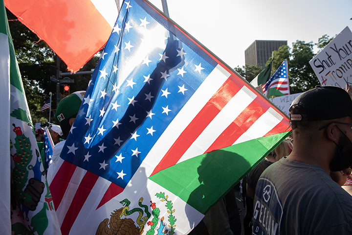 No Kings protest in downtown Austin