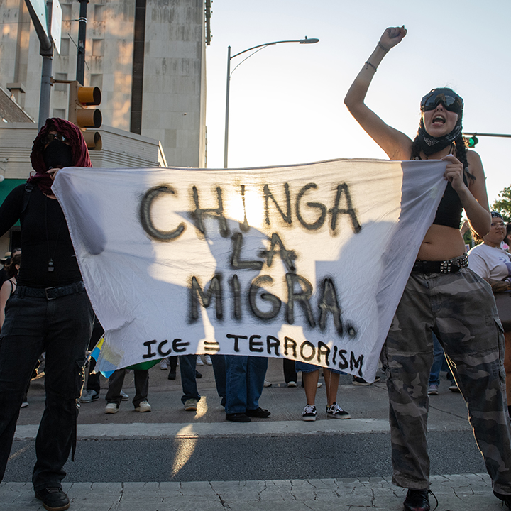 No Kings protest in downtown Austin