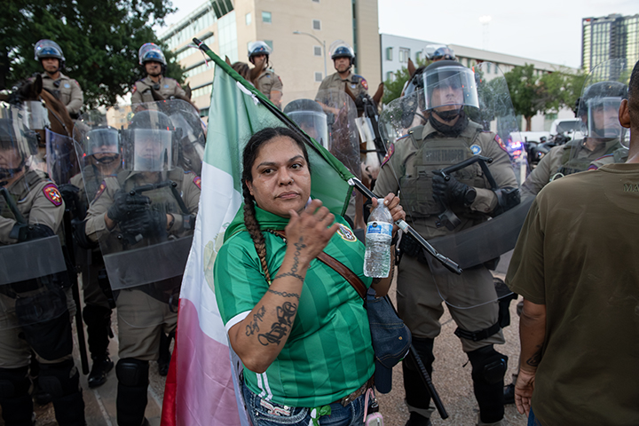 No Kings protest in downtown Austin